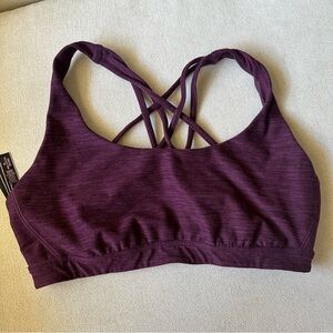 Victorias Secret Sports bra eggplant